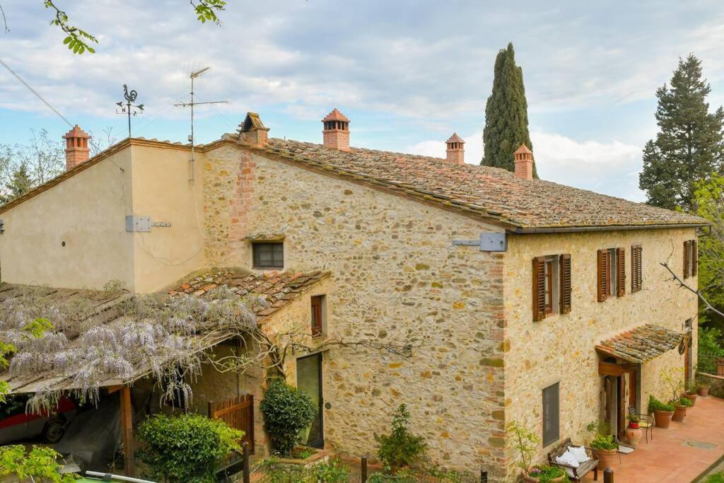 Appartamento Con Vista Panoramica In Chianti San Donnino  Экстерьер фото