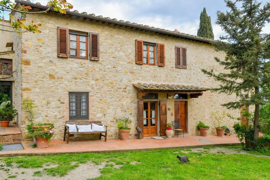 Appartamento Con Vista Panoramica In Chianti San Donnino  Экстерьер фото
